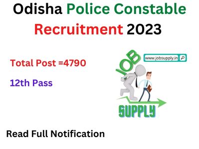 Odisha Police Constable Recruitment 2023