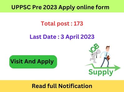 UPPSC PRE 2023 Apply online form