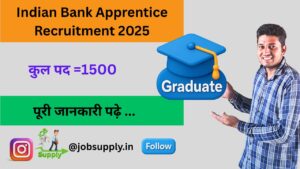 Indian Bank Apprentice Recruitment 2025