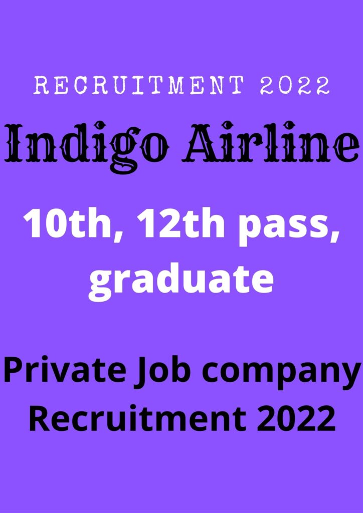 Indigo Recruitment 2022