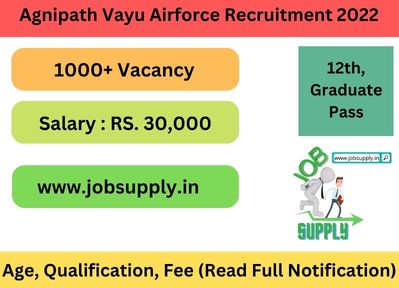 Agnipath Vayu Airforce Vacancy 2023