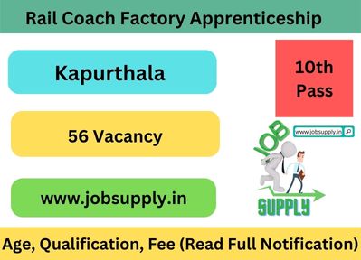 Rail Coach Factory Apprenticeship
