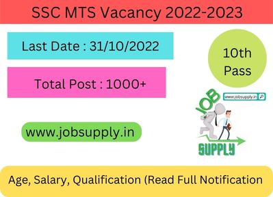 SSC MTS Vacancy 2022-2023