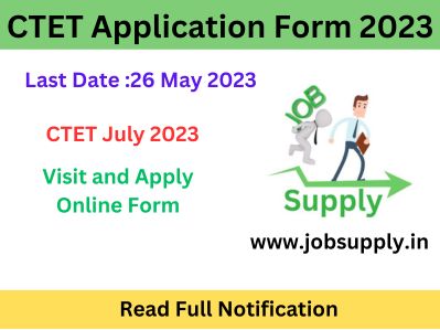 CTET Application Form 2023